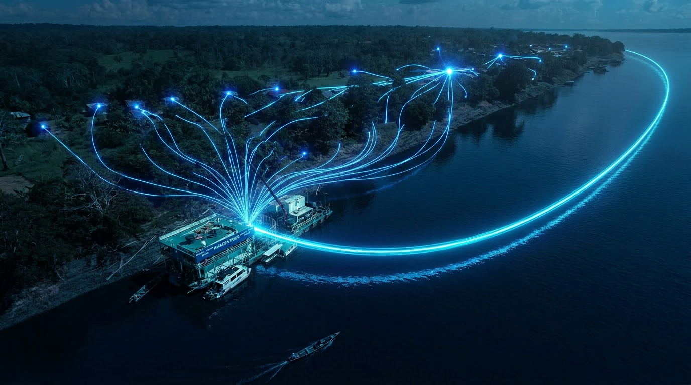 Infraestructura de fibra óptica en América Latina